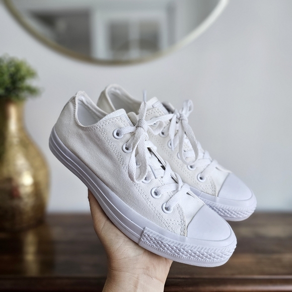 Converse All Star Shoreline Slip-On Low Top White Canvas Sneakers Women’s 7 - Picture 15 of 16